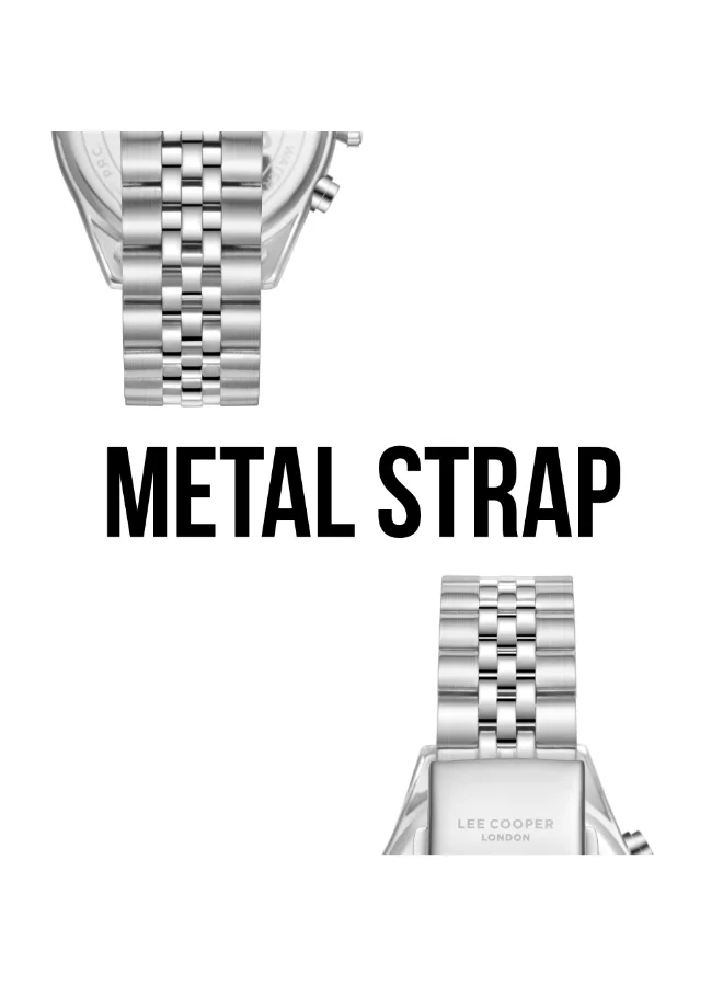 Lee Cooper  Men's METAL Multi Function Watch LC08318.390 - 41 mm for Men | Best Price UAE